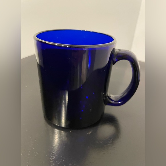 Other - Cobalt Blue Vintage Coffee Mug Made In USA 12 Oz Heavy